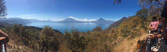 A panoramic view in Guatemala